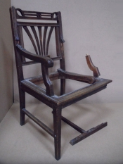 Реставрация антикварного кресла конца 19 век