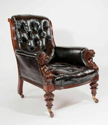 реставрация антикварного кресла 1830-1840-е года