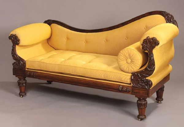 антикварный диван 19 век